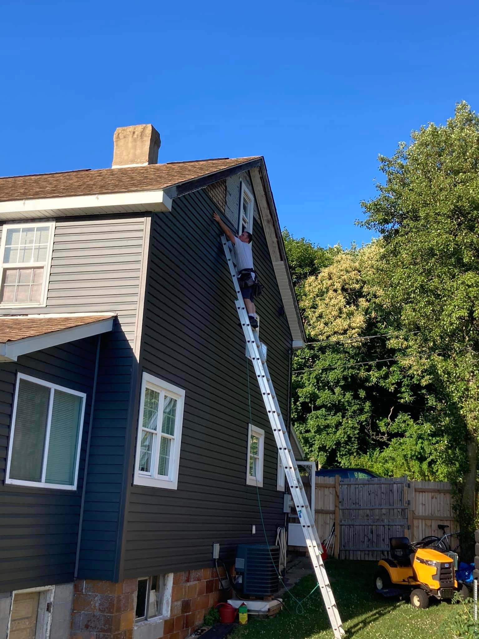 Vinyl siding repair and installations by BRM