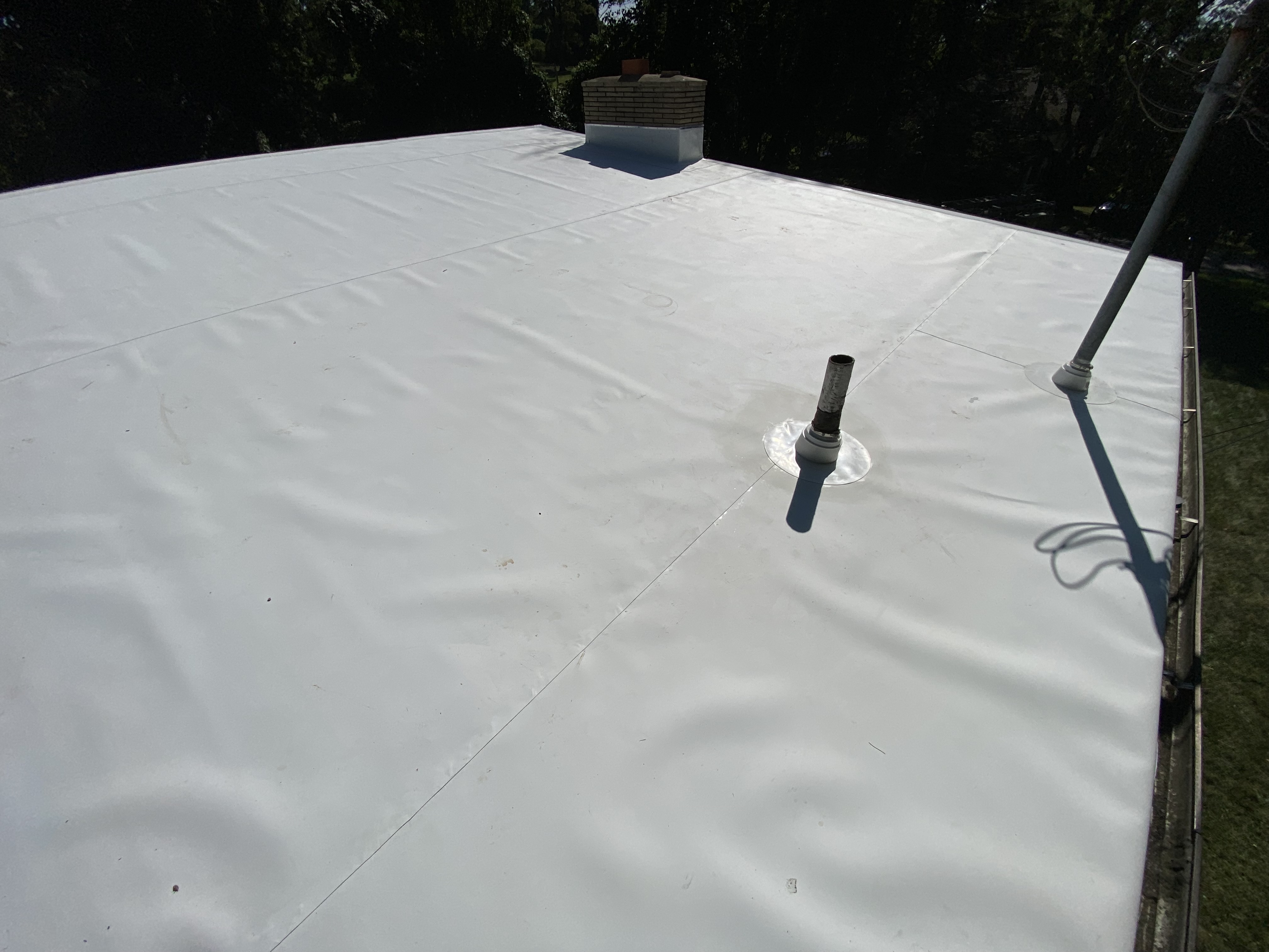 Low slope TPO roof removal and replacement