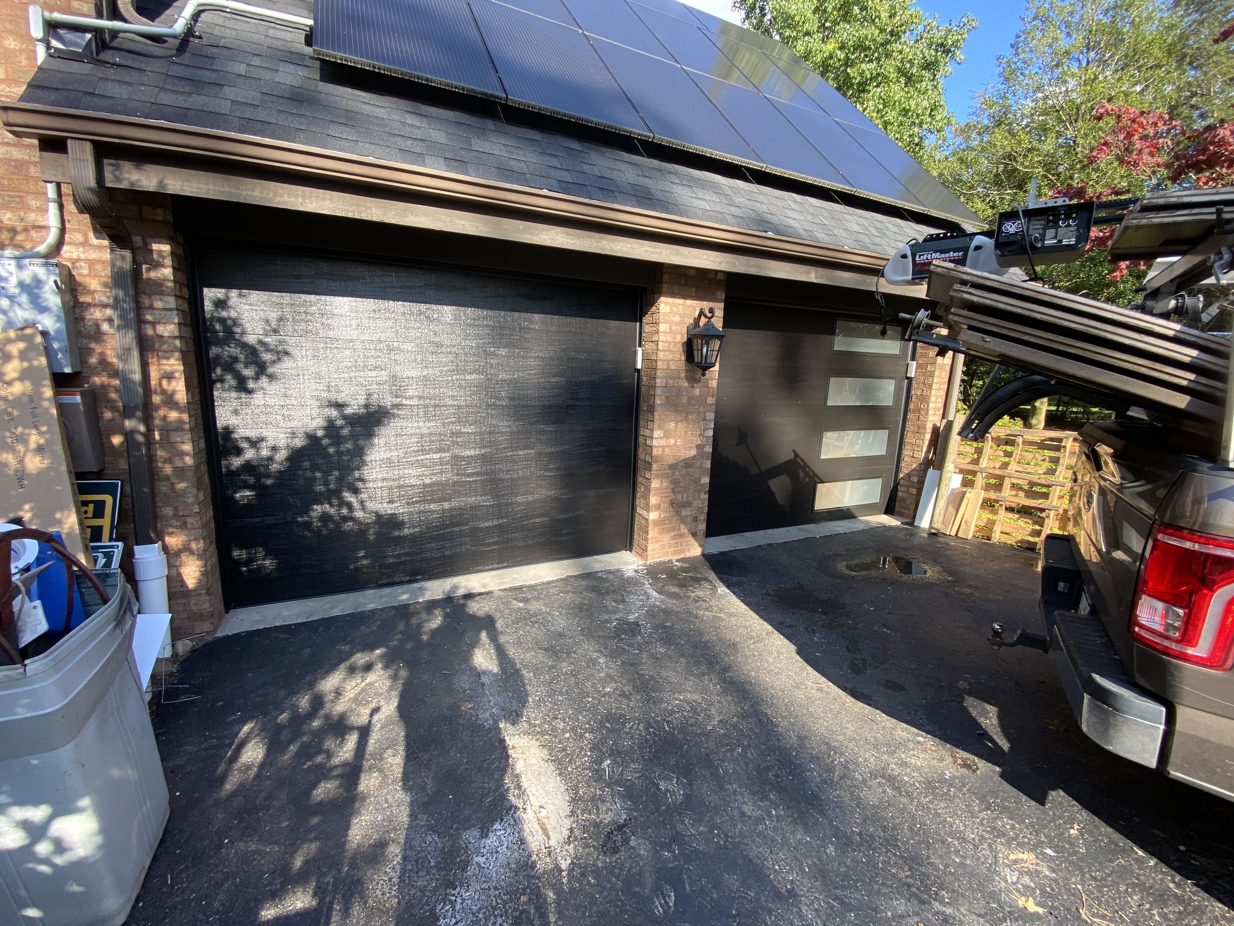 New garage door installtion